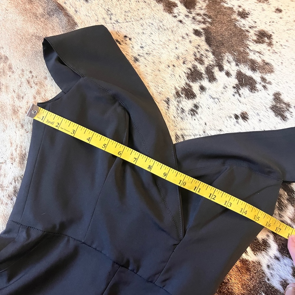 HOUSE OF CB Black Bella Jumpsuit Off The Shoulder Size Small - Picture 8 of 12